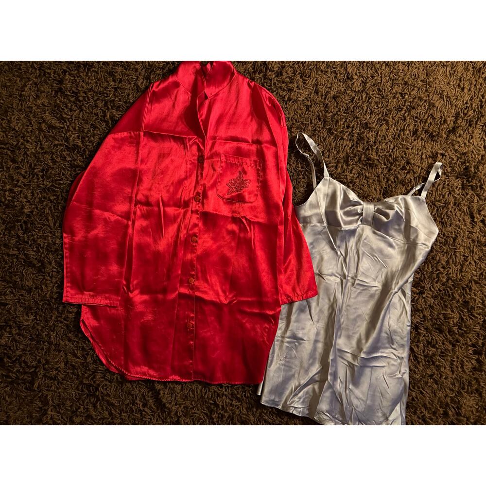 Lot of 2 Victoria's Secret Sleepwear Lingerie Nightgown Size Medium